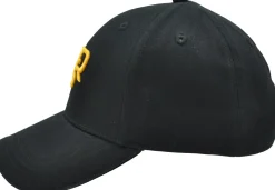 AS Roma Caps|Caps*cap with embroidered ASR monogram, Adult, Black