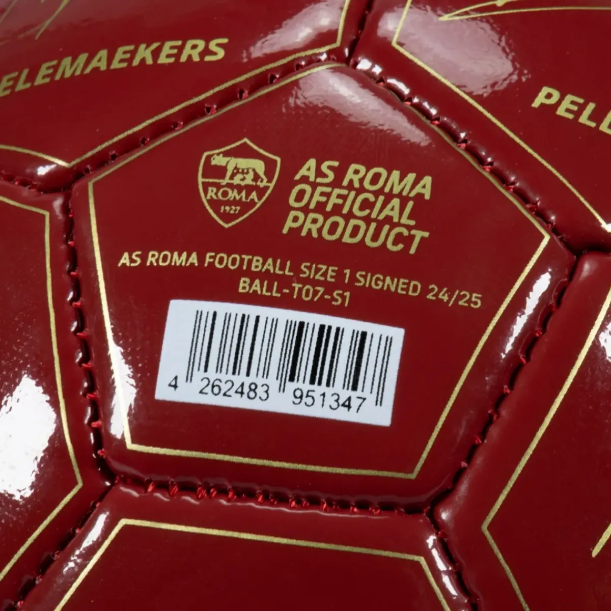 AS Roma Footballs*football with players autographs 2024/25, Size 1