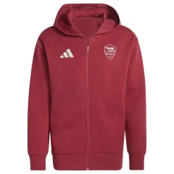 AS Roma Sweatshirts*Full Zip Sweatshirt, Red, Men