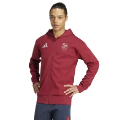 AS Roma Sweatshirts*Full Zip Sweatshirt, Red, Men
