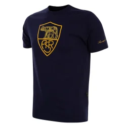 AS Roma T-shirts & Polo*Heritage Crest logo T-shirt, Men, Blue