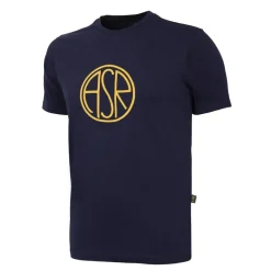 AS Roma T-shirts & Polo*Heritage Logo T-shirt, Adult, Blue