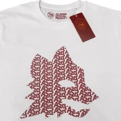 AS Roma T-shirts & Polo*Lupetto Logo Collection T-Shirt, White