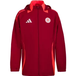 AS Roma Jackets*Men Hooded Coach's Jacket, Red, Men
