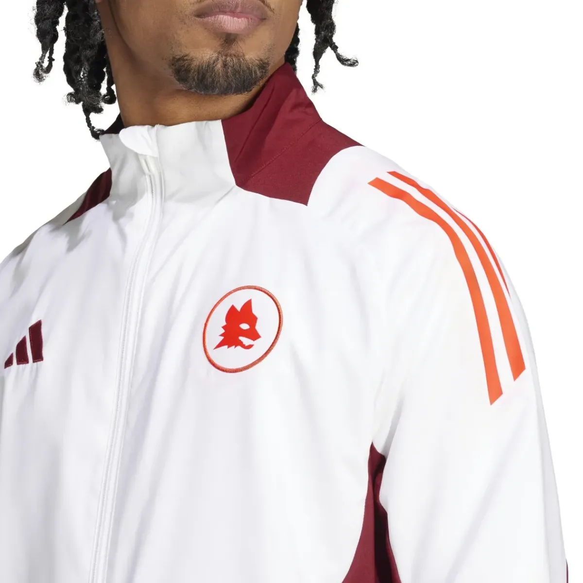 AS Roma Jackets*Pre-Match Jacket, Men, White