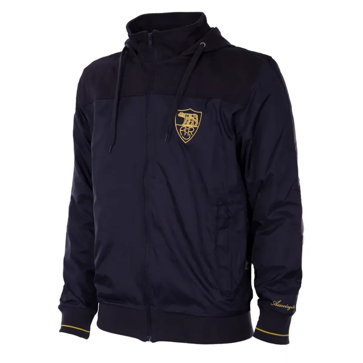 AS Roma Jackets*retro windrunner jacket, Adult, Blue