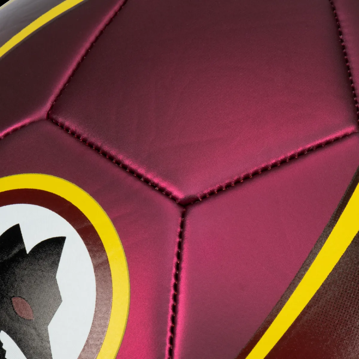 AS Roma Footballs*soccer ball metallic finish and Lupo Logo, Size 5