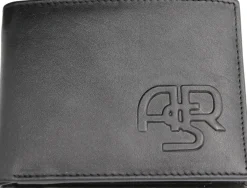 AS Roma Wallets*ASR classic genuine leather wallet, Men, Black