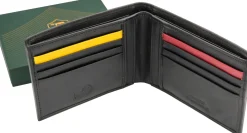AS Roma Wallets*ASR classic genuine leather wallet, Men, Black