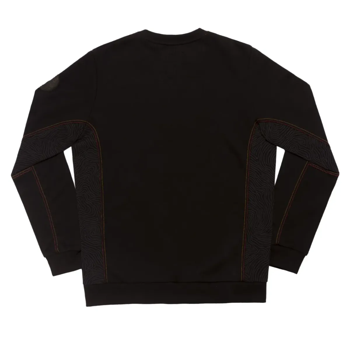 AS Roma Sweatshirts*ASR logo cotton crewneck sweatshirt, Men, Black