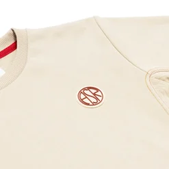 Kids AS Roma Sweatshirts*ASR logo crew-neck sweatshirt, Kids, White Cream