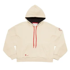 Women AS Roma Sweatshirts*ASR logo cropped hoodie, Women, White Cream