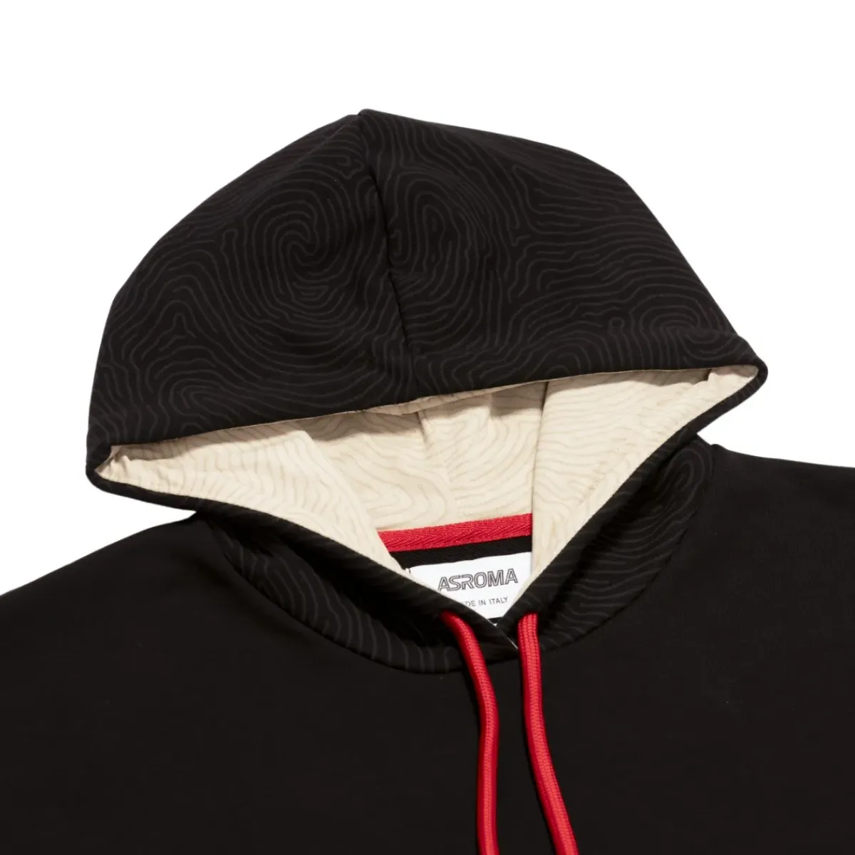 Women AS Roma Sweatshirts*ASR logo cropped hoodie, Women, Black