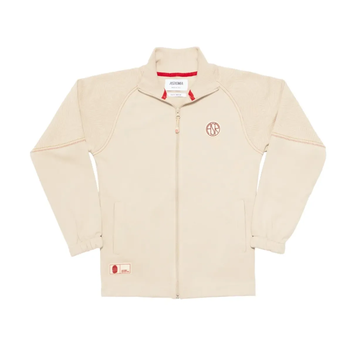 Kids AS Roma Jackets*ASR logo track jacket, Kids, White Cream