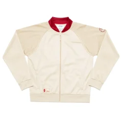 AS Roma Jackets*ASR logo track jacket, Men, White Cream