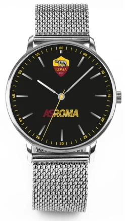 AS Roma Watches*ASR Tidy Wrist Watch, Unisex, 38mm, Mesh Band, Grey