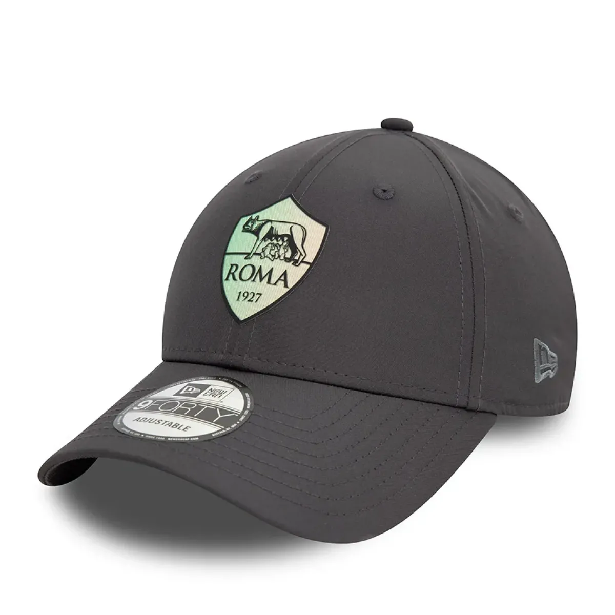 AS Roma Caps|Caps*Crest 9Forty New Era X Cap, Adult, Grey