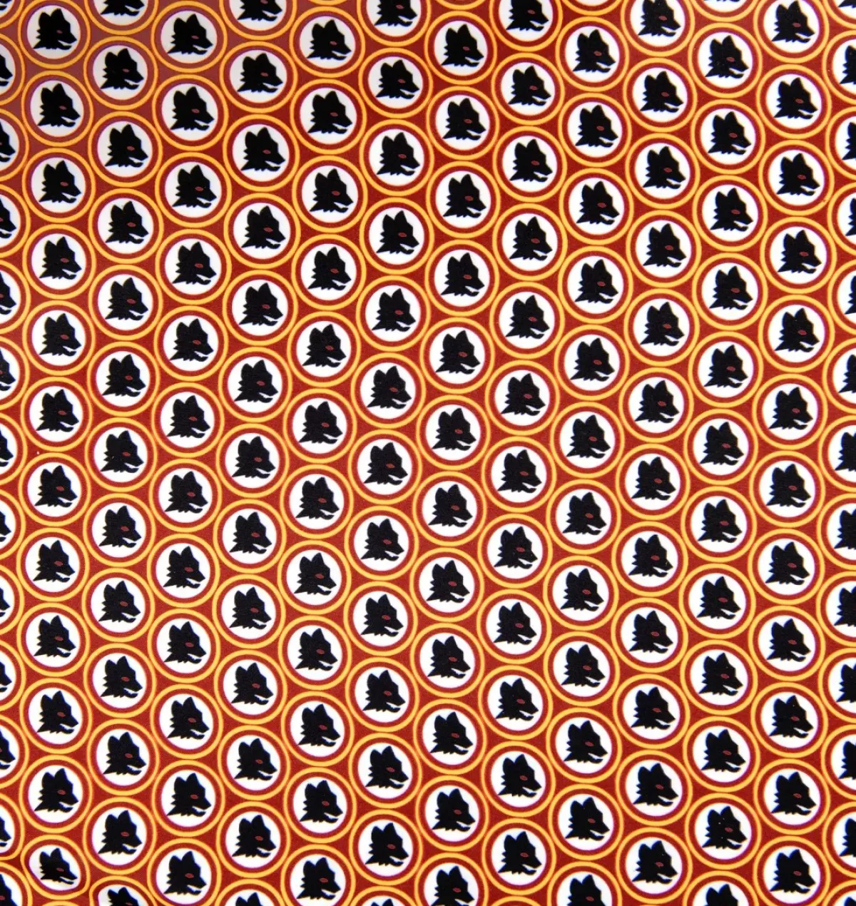 AS Roma Beach & Pool|Beachwear*Saint Barth Wolf Cub Logo Swimsuit Micro Fantasy, Man, Orange