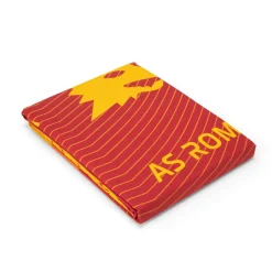AS Roma Bedroom*Single bed bedding set, sheet set and pillowcase with Lupetto logo – yellow and red