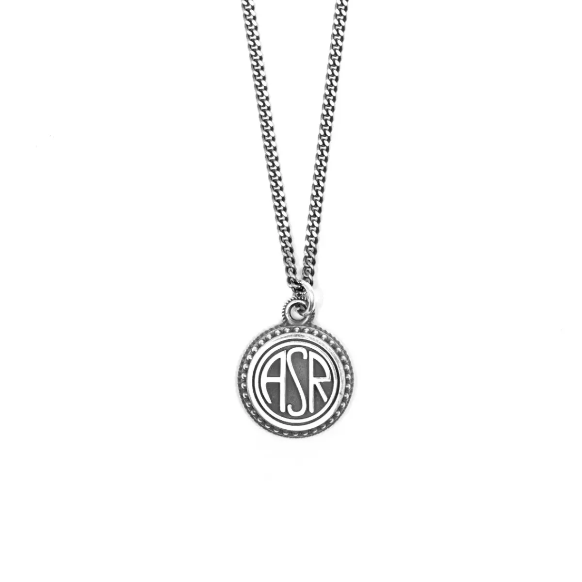 AS Roma Jewellery*Snake Chain Necklace X Nove25 ASR Pendant, Unisex, Sterling Silver