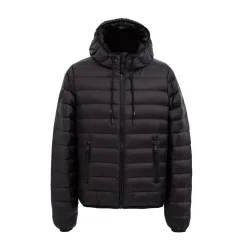 AS Roma Jackets*Ultralight Down jacket 100gr logo, Adult, Black